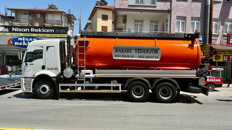 Manavgat Tuvalet Tıkanıklığı büyük kapasiteli tanker